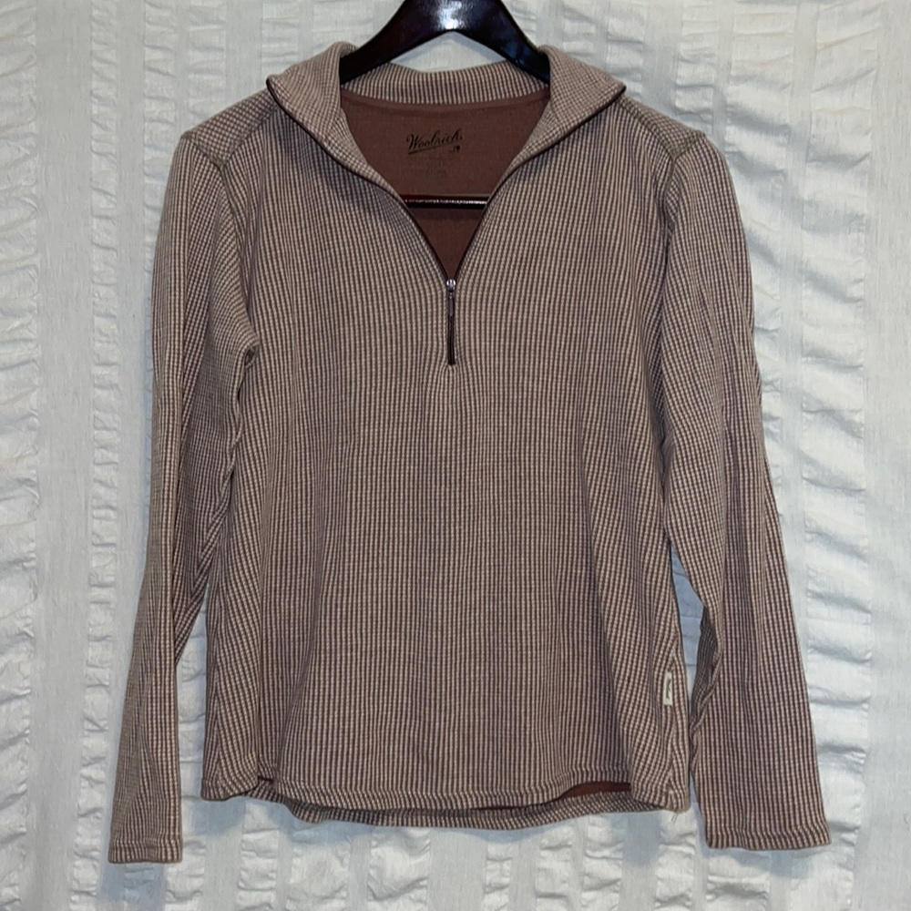 Woolrich Houndstooth Pullover Top